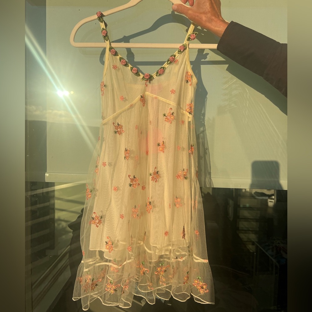 SUGAR THRILLZ MESH BABYDOLL DRESS